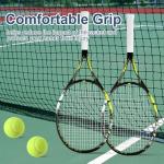 HXE Tennis Rackets for Adults, 2 Player Pre-Strung 27 inch Recreational Tennis Racquet Set for Beginner and Professional with 2 Balls, 2 Overgrips and 1 Carrying Bag