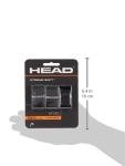 HEAD Xtreme Soft Tennis Racquet Overgrip - Cushioned, Moisture-Absorbing, Non-Slip Feel, Easy Wrap Replacement Grip, 3-Pack, Black