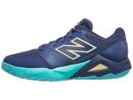 New Balance Men's FuelCell Delray V2 Tennis Shoe, Nb Navy/Parchment, 9.5 M