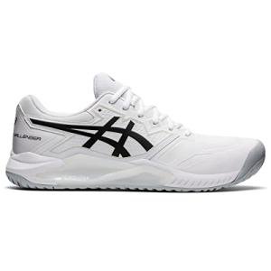 ASICS Men's Gel-Challenger 13 Tennis Shoes, 12, White/Black