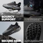 NORTIV 8 Men's Wide Toe Box Trail Running Shoes Cushion Walking Barefoot Tennis Workout Gym Cross Training Shoe Fashion Sneakers Whitney,Size 11,Black,SNRS25001M