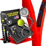 GLADIATOR PADEL Tennis and Padel Score Keeper for Rackets Ultra-Light 3M Adhesive Tennis Racket Score Tracker and Set Scorer Must Have Tennis Accessories for Women, Men and Kids