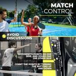 GLADIATOR PADEL Tennis and Padel Score Keeper for Rackets Ultra-Light 3M Adhesive Tennis Racket Score Tracker and Set Scorer Must Have Tennis Accessories for Women, Men and Kids