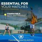 GLADIATOR PADEL Tennis and Padel Score Keeper for Rackets Ultra-Light 3M Adhesive Tennis Racket Score Tracker and Set Scorer Must Have Tennis Accessories for Women, Men and Kids