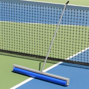 Montex Tennis Court Squeegee, Foam Tennis Sponge Roller, Lightweight Quick Clearing Tools for Tennis Basketball Sports Court, Silver