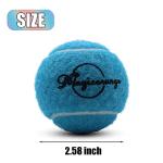 Magicorange Tennis Balls, 12 Pack Advanced Training Tennis Balls Practice Balls, Pet Dog Playing Balls, Come with Mesh Bag for Easy Transport, Good for Beginner Training Ball (Light Blue)