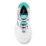 New Balance Men's FuelCell 796 V4 Tennis Shoe, White/Nb Navy/Cyber Jade, 8 M