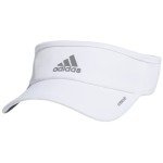 adidas Superlite, Sun Visor Hat for Women, Sport Performance, Outdoor Activities, White/Silver Reflective/2.0, One Size