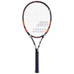 Babolat Evoke 105 Strung Tennis Racquet, Black/Orange (4 3/8" Grip)