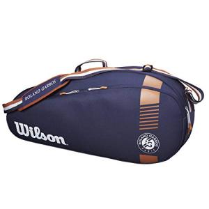Wilson Roland Garros Team 3 Pack Racquet Bag (Navy/Orange)