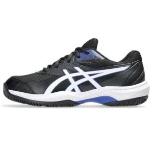 ASICS Kid's Gel-Game Grade School Tennis Shoes, 6, Black/White