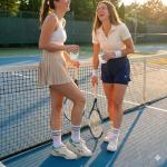 Super Fly Goods Performance Socks Men & Women Novelty Athletic Socks for Sports Golf Tennis Pickleball Yoga Unisex (Tennis Crew Pink)