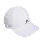 adidas Women's Superlite Hat, Relaxed-fit Adjustable Workout Sports Cap, White/Silver Reflective/2.0, One Size