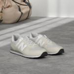 New Balance Women's 574 Core Sneaker, Nimbus Cloud/White, 8