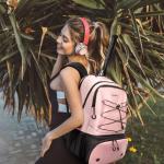 Arcoyard Tennis Bag, Large Tennis Bags For Women, Tennis Backpack with Ventilated Shoe Compartment and Insulated Pocket, Hold 2 Tennis Pickleball Rackets, Tennis Pickleball Balls and More (pink)