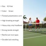 MacGregor Varsity 300 Tennis Net, 42-feet,Green