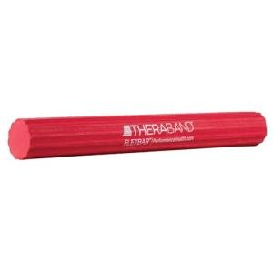 THERABAND FlexBar, Tennis Elbow Therapy Bar, Relieve Tendonitis Pain & Improve Grip Strength, Resistance Bar for Golfers Elbow & Tendinitis, Red, Light, Beginner