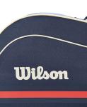 WILSON 2025 Team Tennis Racket Bag - Navy/Red, Holds up to 3 Rackets