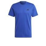 adidas Men's Essentials Feel Ready Training T-Shirt, Lucid Blue/Semi Lucid Blue/Black, X-Large