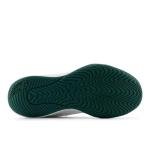 New Balance Women's 696 V6 Tennis Shoe, White/Marsh Green, 8.5 M