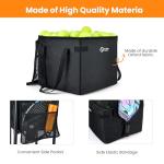 ShelfElites Premium Tennis Ball Hopper Cart - 160 Balls Capacity Pickleball Basket with Detachable Bag, Locking Wheels & Side Pockets for Training & Coaching - Heavy Duty & Multi-Sport-Ball Cart