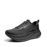 ALLSWIFIT Women's Road Running Shoes Cushion Tennis Shoes Non-Slip Comfortable Lightweight Gym Workout Athletic Arch Support Walking Sneakers Active5K,Size 8.5,All Black,AWUMRS2503