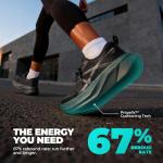 ALLSWIFIT Women's Road Running Shoes Cushion Tennis Shoes Non-Slip Comfortable Lightweight Gym Workout Athletic Arch Support Walking Sneakers Active5K,Size 8.5,All Black,AWUMRS2503