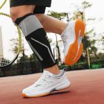 EADNLY Mens Tennis Shoes Extra Wide Pickleball Shoes for Men Lightweight Non Slip Sneakers All Court Size8-13(Grey,45)