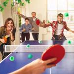 Soulchen 24 Pcs St Patrick's Day Table Tennis Balls Bulk 40 mm Shamrock Clover Green Hat Table Tennis Ball Novelty Funny Balls Toys Accessories for St Patricks Day Game Birthday Gift Party Decoration