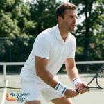 Super Fly Goods Sweatbands Pickleball Golf Tennis Great Gift or for Your Sports or Team (Tennis Wristband Set)