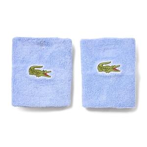Lacoste Men's Sport Stretch Jersey Wristbands, Delphinium, One Size