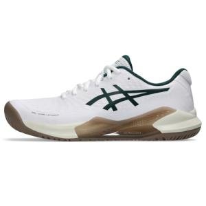 ASICS Men's Gel-Challenger 14 Tennis Shoes, 12, White/Saxon Green