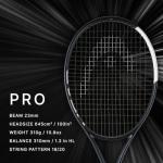HEAD Speed PRO 2026 Tennis Racquet - Strung Mid Tension with Velocity 16 Gauge String (4 3/8 inches)
