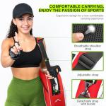 UNIHIMAL Tennis Bag for Men Women Holds 3 Rackets， Large Capacity Racquet Bags with Protective Pad, Removeable Shoulder Strap