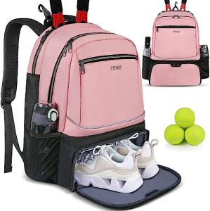 Ytonet Tennis Backpack for 2 Rackets & Shoes