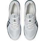 ASICS Men's Game FlyteFoam Tennis Shoes, 10.5, White/Saxon Green