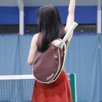 Zenthara Tennis Bag with Organized Compartments Leather, Detachable & Adjustable Shoulder Strap, Tennis Backpack with Velcro Racket Holder, Fits Tennis, Squash & Badminton Rackets (Brown)