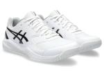 ASICS Men's Gel-Dedicate 8 Tennis Shoes, 10, White/Black