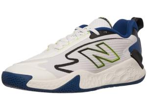 New Balance Men's Fresh Foam X CT-Rally V1 Tennis Shoe, White/Navy, 15 W