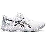 ASICS Men's Solution Swift FlyteFoam Tennis Shoes, 12, White/Black