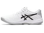 ASICS Men's Solution Swift FlyteFoam Tennis Shoes, 13, White/Black