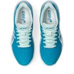 ASICS Women's Gel-Game 9 Tennis Shoes, 8, Teal Blue/White