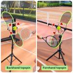 WAOPSO Tennis Topspin Trainer,Tennis Training Aids for Topspin & Backspin Practice, Portable Tennis Training Equipment for Home, Court&Office Use