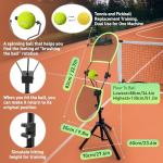 WAOPSO Tennis Topspin Trainer,Tennis Training Aids for Topspin & Backspin Practice, Portable Tennis Training Equipment for Home, Court&Office Use