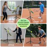 WAOPSO Tennis Topspin Trainer,Tennis Training Aids for Topspin & Backspin Practice, Portable Tennis Training Equipment for Home, Court&Office Use