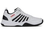 K-Swiss Men's Court Express 2 Tennis Shoe, White/Black/Mars Red, 10 M