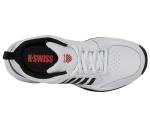 K-Swiss Men's Court Express 2 Tennis Shoe, White/Black/Mars Red, 10 M