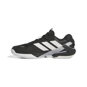 Adidas Mens Adizero Ubersonic 5 Tennis, Black/Zero Metallic/Silver Metallic, 9.5