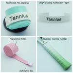 Tannius Tacky Tennis Racket Grip Tape, 6 Pack Tennis Grips, Absorbent and Enhanced Tennis Racquet Overgrip Tape（Gradient Color