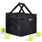 ShelfElites Tennis Ball Bag - Large Capacity 160 Ball Detachable Hopper Bag with Side Pockets, Waterproof Oxford for Court Training, Multi-Sport Use & Storage